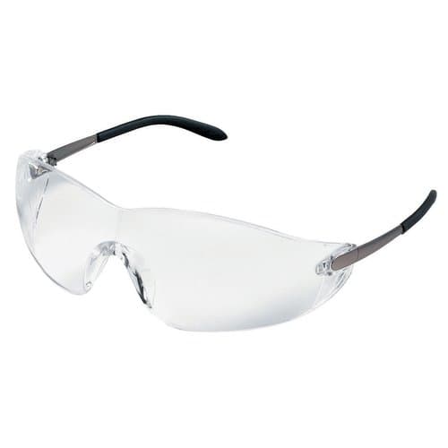 Crews Chrome Frame Clear Lens Blackjack Protective Eyewear