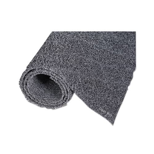 Crown Mats 36 x 60 Vinyl-Loop Scraper Mat, Gray/Black