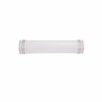 CyberTech 4-ft 35W LED Linear Puff Light, Dimmable, 2800 lm, 4000K, Nickel Satin