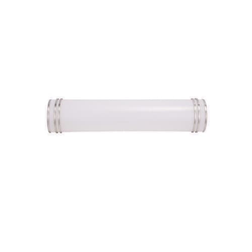 CyberTech 4-ft 35W LED Linear Puff Light, Dimmable, 2800 lm, 4000K, Nickel Satin