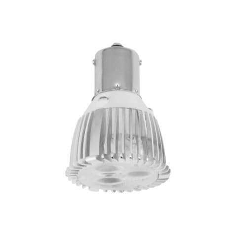 CyberTech 3W LED Elevator Bulb, Dimmable, BA15S, 75 lm, 12V, 3000K