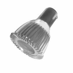 2W LED MR11 Bulb, 15W Inc. Retrofit, BA15d Base, 75 lm, 3000K