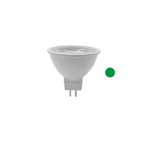 CyberTech 3W LED MR16 Bulb, GU5.3, 12V, Green