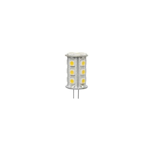 CyberTech 4W LED JC Lamp, G4, 200 lm, 10V-14V, 3000K