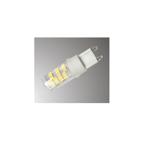 CyberTech 4.5W LED G9 Bulb, Dimmable, G9, Omni, 500 lm, 120V, 3000K