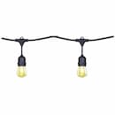 CyberTech 48-ft 18W LED Weatherproof String Lights, 18 Lights, E26, 120V, 3000K