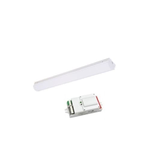 CyberTech 4-ft 40W Covered LED Utility Light w/ Motion Sensor, Dimmable, 4400 lm, 120V-277V, 4000K