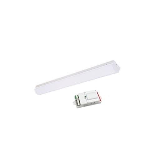 CyberTech 4-ft 40W Covered LED Utility Light w/ Motion Sensor, Dimmable, 4400 lm, 120V-277V, 5000K