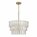 Craftmade Museo Pendant Light Fixture w/o Bulbs, 9 Lights, E12, Satin Brass