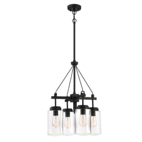 Craftmade Crosspoint Outdoor Chandelier w/o Bulbs, 4 Lights, E26, Espresso