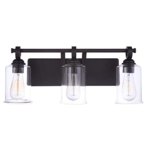 Craftmade Romero Vanity Light Fixture w/o Bulbs, 3 Lights, E26, Espresso