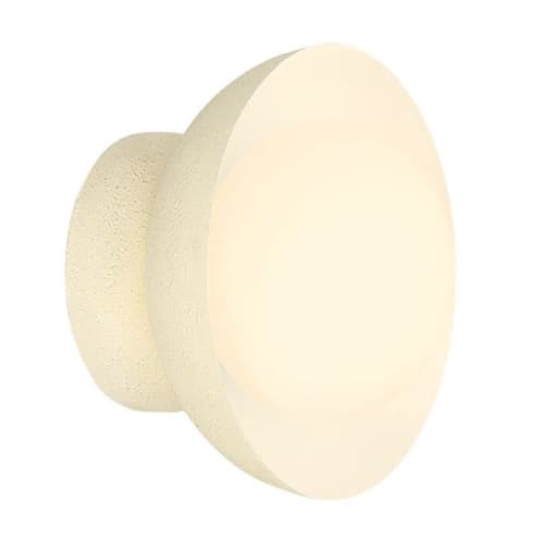 Craftmade Ventura Dome Wall Sconce Fixture w/o Bulb, 1 Light, E26, Cottage White