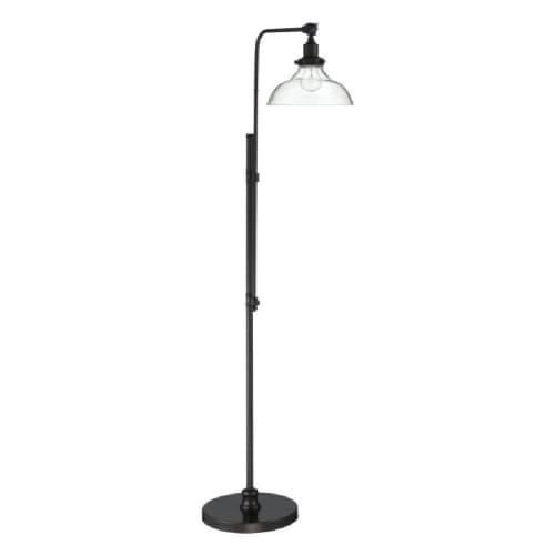 Craftmade Metal Base Floor Lamp Fixture w/o Bulb w/ Adj Shade, Flat Black