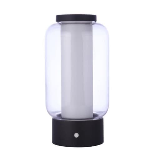Craftmade 5W LED Outdoor Lantern Rechargeable Portable Lamp, 3000K, Midnight