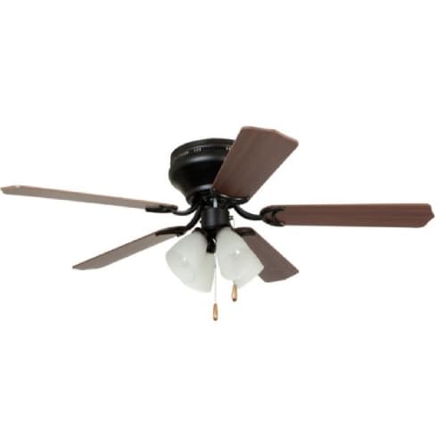 Craftmade 52-in 56W Brilliante Ceiling Fan w/ Bulb, 3-Speed, 5-Blade, Bronze
