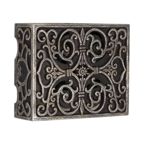 Craftmade Horizontal & Vertical Designer Carved Box Chime, Renaissance Crackle