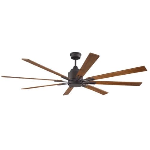 Craftmade 70-in 35W Fleming Ceiling Fan w/ Bulb, 6-Speed, 8-Blade, Espresso