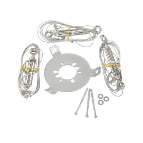 Craftmade Guide Wire System for Outdoor Ceiling Fans, Polished Nickel