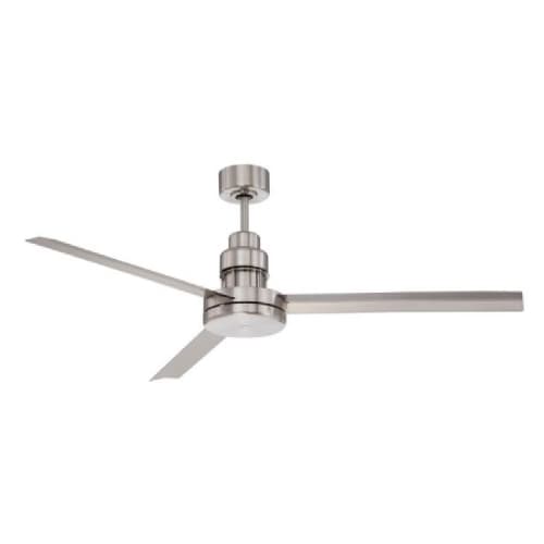 Craftmade 54-in 31W Mondo Ceiling Fan w/o Bulb, 6-Speed, 3-Blade, Brushed Nickel