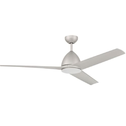 Craftmade 54-in 58W Nitro Ceiling Fan w/ Bulb, 3-Speed, 3-Blade, Painted Nickel