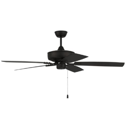 Craftmade 52-in 64W Outdoor Pro Plus 52 Ceiling Fan, 3-Speed, 5-Blade, Black