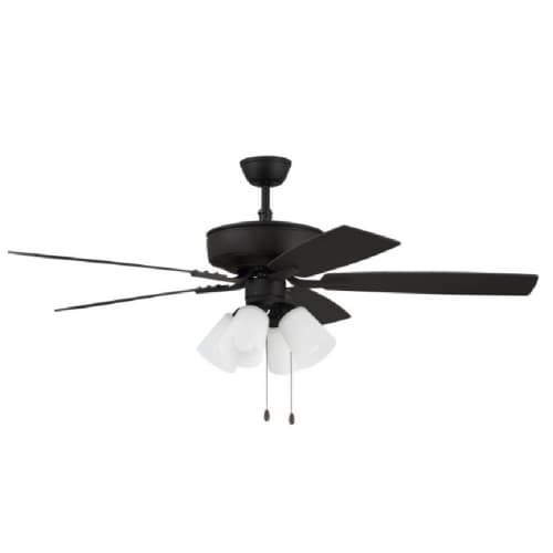 Craftmade 52-in 67W Pro Plus 114 Ceiling Fan, 3-Speed, 5-Blade, Espresso/Walnut