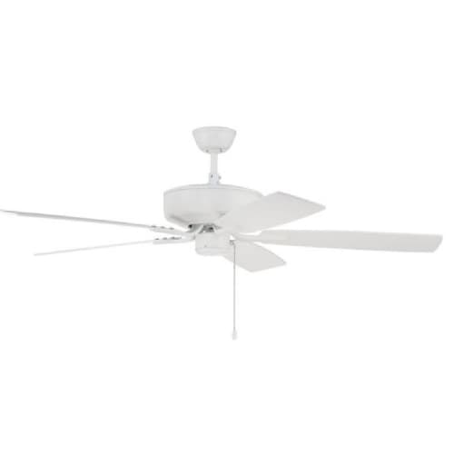 Craftmade 52-in 67W Pro Plus 52 Ceiling Fan, 3-Speed, 5-Blade, White/Washed Oak