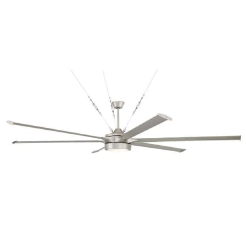 Craftmade 102-in 96W Prost 102 Ceiling Fan w/ Bulb, 6-Speed, 6-Blade, Nickel