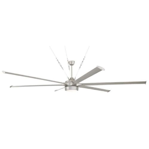 Craftmade 120-in 146W Prost 120 Ceiling Fan w/ Bulb, 6-Speed, 6-Blade, Nickel