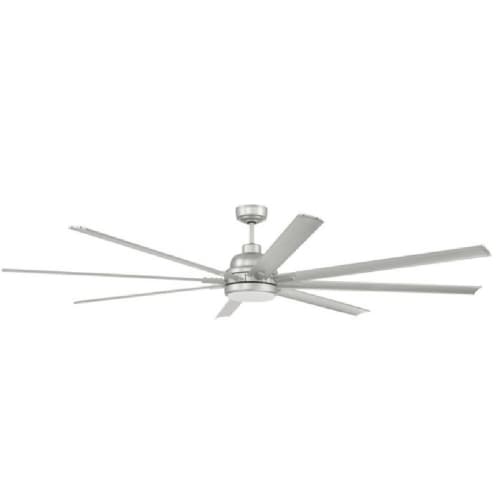 Craftmade 84-in 37W Rush Ceiling Fan w/ Bulb, 6-Speed, 8-Blade, Painted Nickel