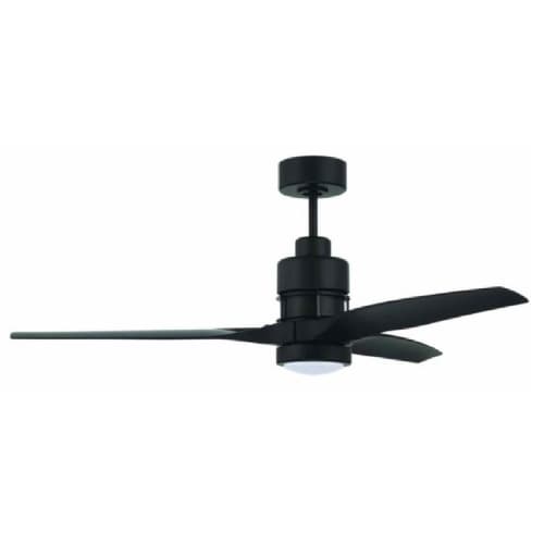 Craftmade 52-in 16W Sonnet Ceiling Fan w/ Bulb, 6-Speed, 3-Blade, Black