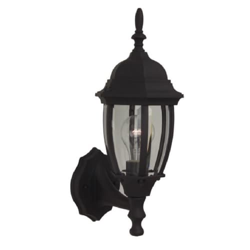 Craftmade Bent Glass Cast Outdoor Wall Sconce w/o Bulb, E26, Textured Black