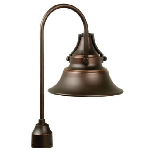 Craftmade Union Post Mount Fixture w/o Bulb, 1 Light, E26, Oiled Bronze