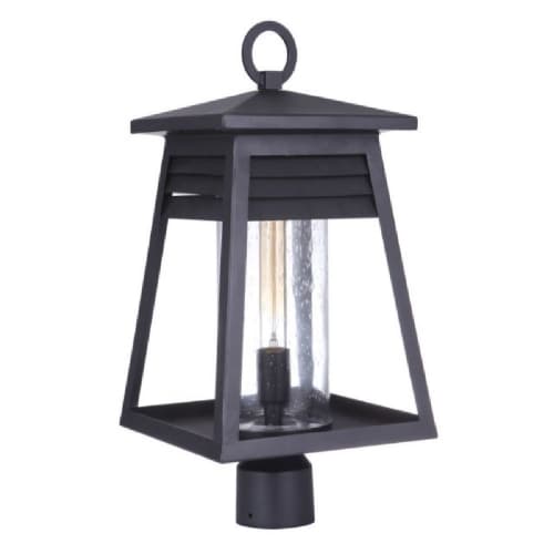 Craftmade Large Becca Outdoor Post Mount Fixture w/o Bulb, E26, Textured Black