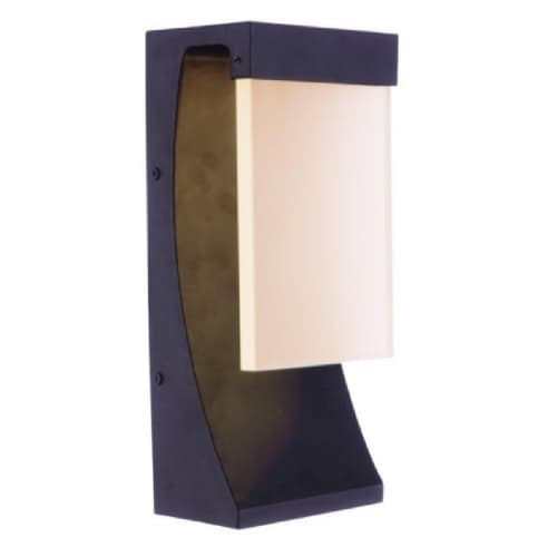 Craftmade 10W LED Small Vault Outdoor Wall Sconce, Dim, 275 lm, 3000K, Midnight
