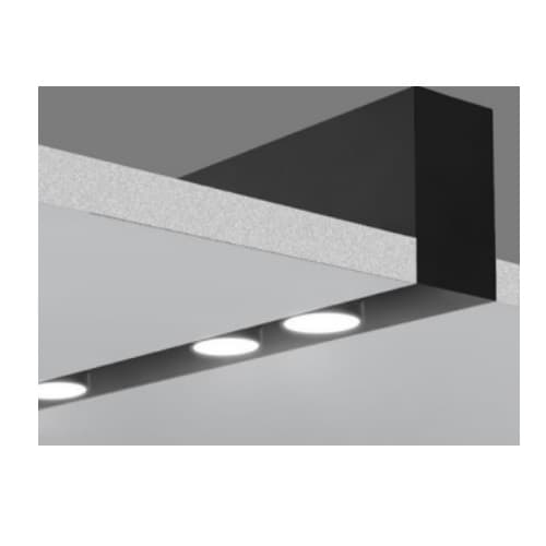 Eurofase 80W Construct Trimless Recessed Mount Kits, White, Straight Shape.