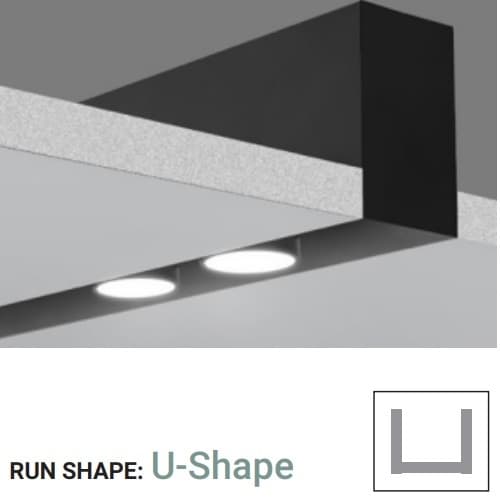 Eurofase 160W Trimless Recessed Mount Kits, White, U-Shape.