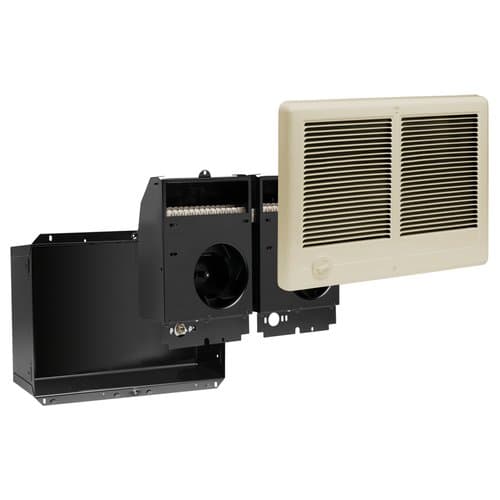 Cadet Almond, 3000W at 240V Com-Pak Twin Wall Heater Complete Unit w/ Thermostat