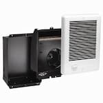 Cadet 1000W at 240V Com-Pak Wall Heater, Complete Unit with Thermostat, White