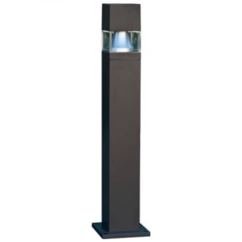 Dabmar 20W Square LED Bollard Pathway Light, 3000K, Bronze