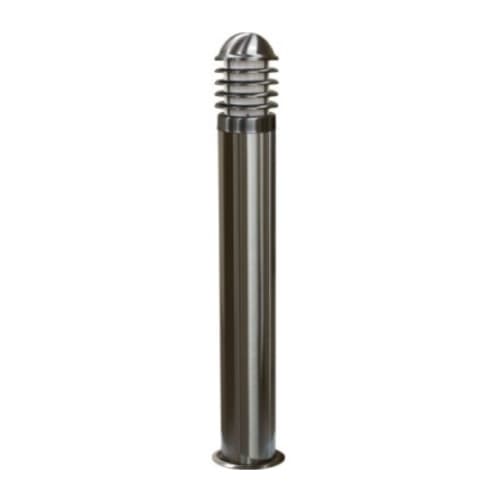 Dabmar 12W LED Caged Bollard Light, G24, 120V-277V, 3000K, SS 316