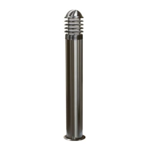 Dabmar 12W LED Caged Bollard Light, G24, 120V-277V, 5000K, SS 316