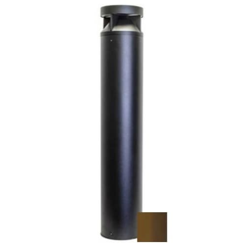 Dabmar 32W 3.5-ft Integrated LED Bollard Pathway Light, Flat Top, 4000K, Bronze