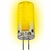 3W LED Corn Bulb, G4, Bi-Pin, 12V, Amber