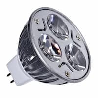 3W LED MR16 Bulb, 2-Pin Base, 12V, 6500K, Bronze