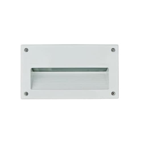 Dabmar 9-in 7W LED Recessed Step Light, G24 LED, 85V-265V, 4500K, White