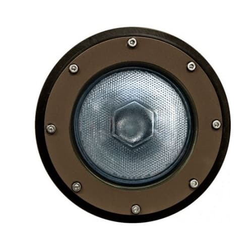 Dabmar 12W LED Multi-Color In-Ground Well Light, A23, 6400K, Bronze