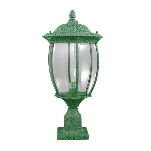 Dabmar 16W 2-ft LED Victoria Post Top Light, 120V, Verde Green