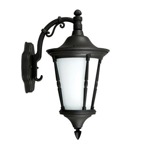 Dabmar 6W LED Gabriella Wall Mount Light Fixture, A19, 120V, Black