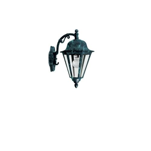 Dabmar 16W Daniella LED Wall Fixture with Clear Glass, Verde Green